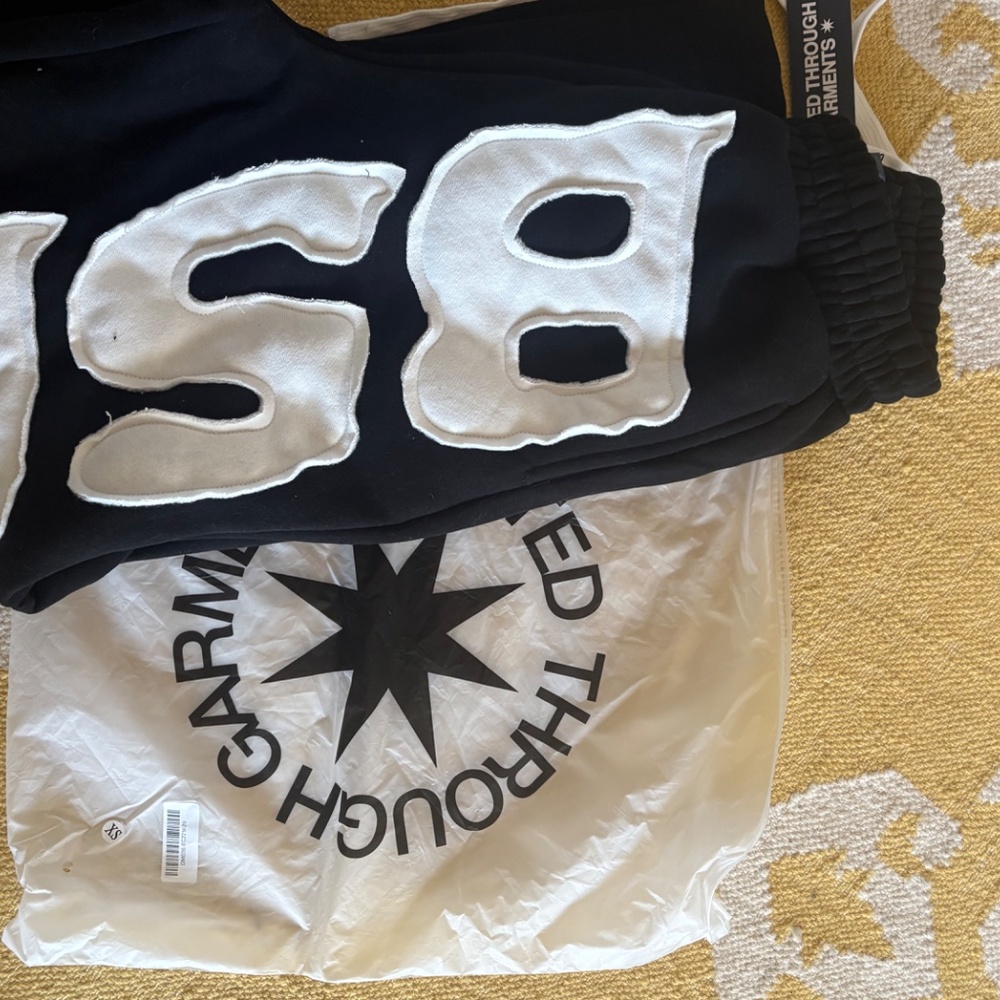 BSLM Patched Sweatpants Black XS - Picture 4 of 6